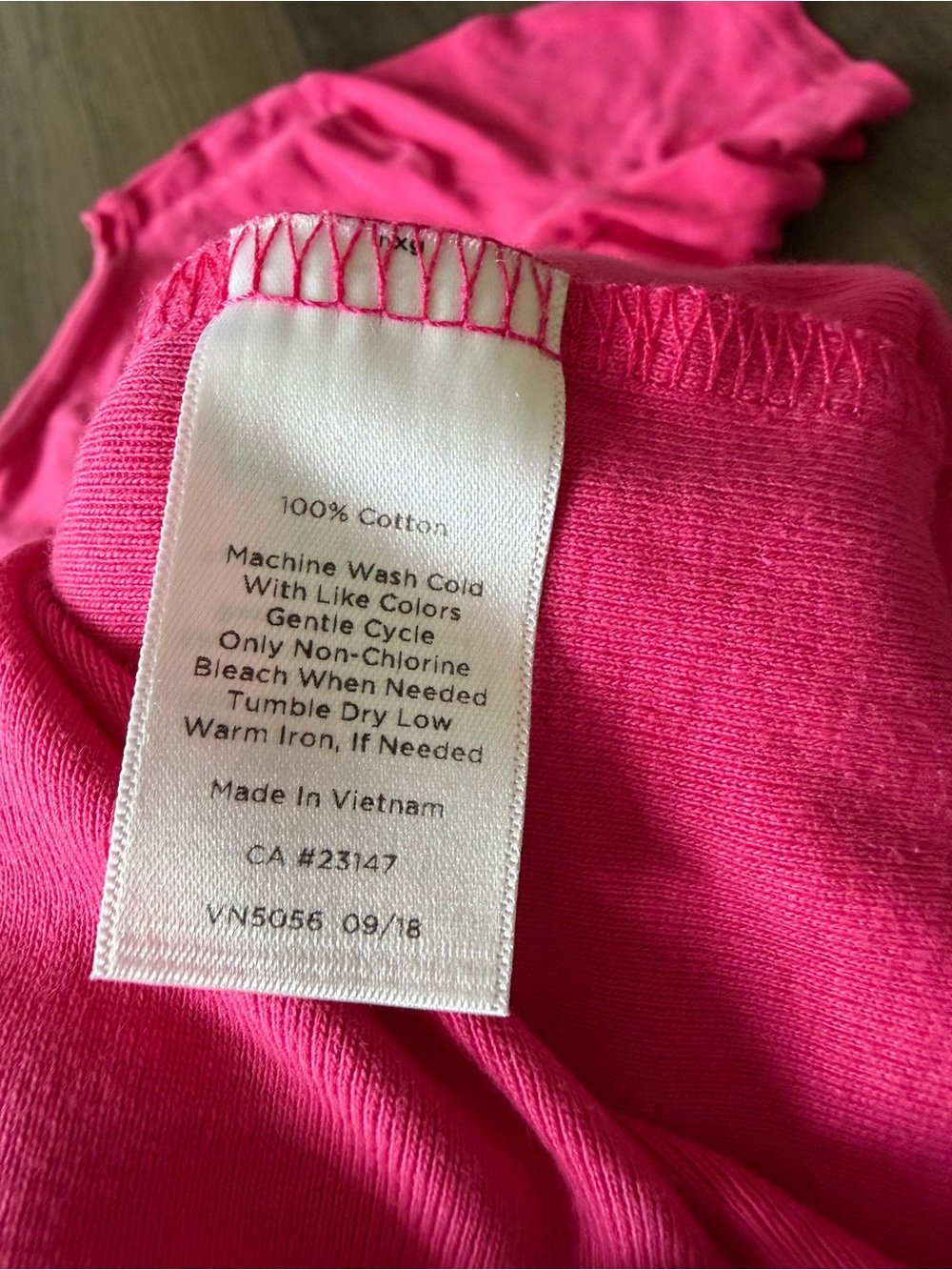 Talbots Bright Pink Short Sleeve Tee - Picture 6 of 6